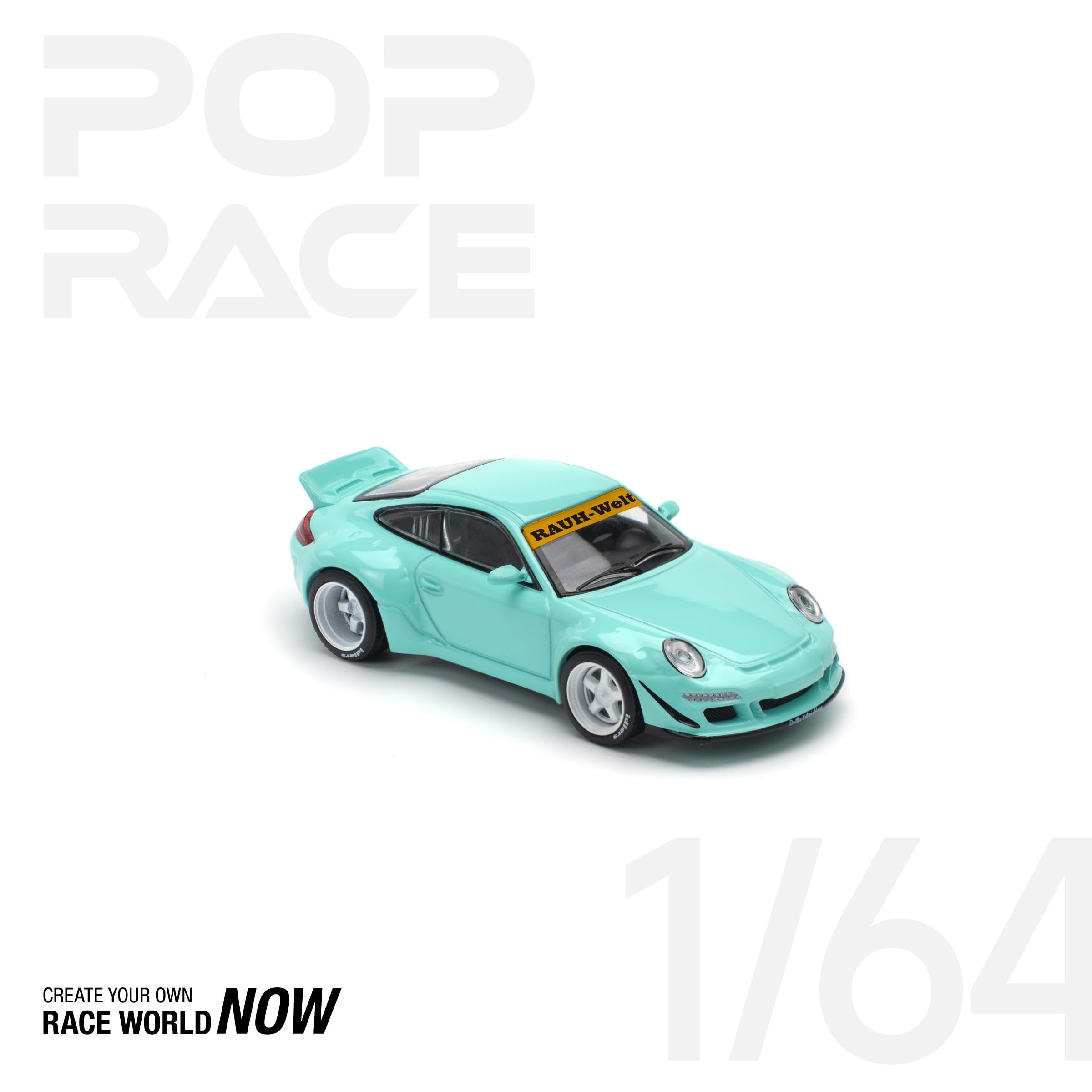 Amazon | POP RACE 1/64 RWB 997 ティファニーブルー 完成品 PR640237
